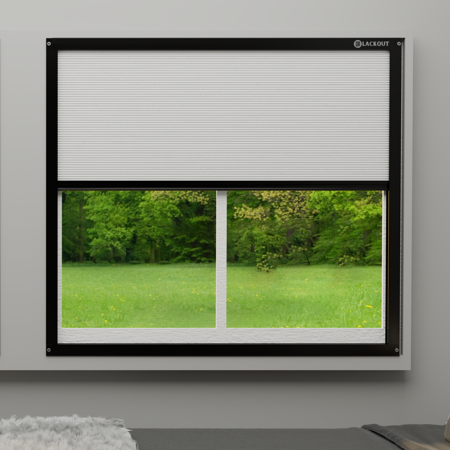 Non-Drill Blackout Shades