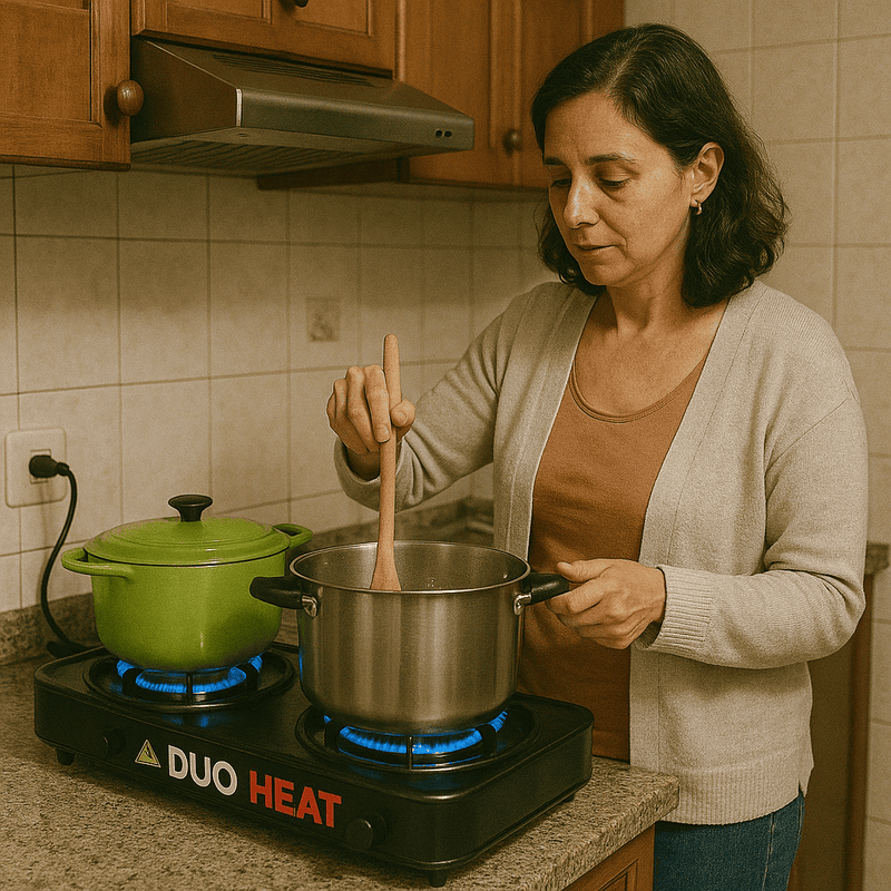 Duo Heat™ Estufa Electrica de 2 Quemadores + Envío Gratis
