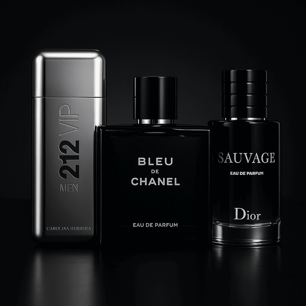 Kit 212 VIP Men + Bleu de Chanel + Sauvage by Dior + Envío Gratis