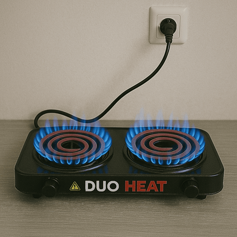 Duo Heat™ Estufa Electrica de 2 Quemadores + Envío Gratis